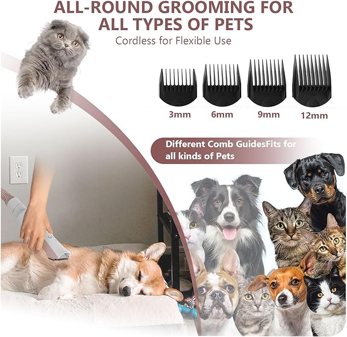 PetVogue Pet Vacuum Grooming Kit