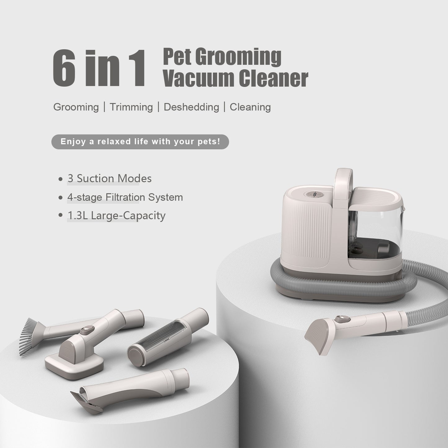 PetVogue Pet Vacuum Grooming Kit