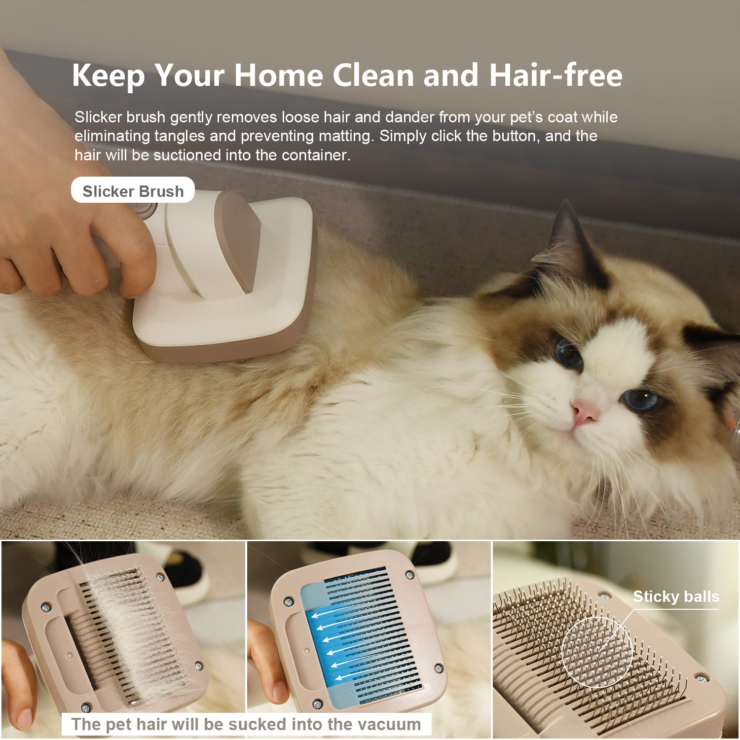 PetVogue Pet Vacuum Grooming Kit